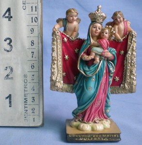 Venta al por mayor católica religiosa Virgen María resina artesanía Nuestra Señora de Fátima estatua <span class=keywords><strong>madre</strong></span> María estatua escultura - Product Image 1