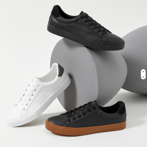 Zapatillas de Tenis para Hombre, Estilo Deportivo, de Caña Baja, con Parte Superior de Tejido de PVC y Entresuela de TPU - Product Image 1
