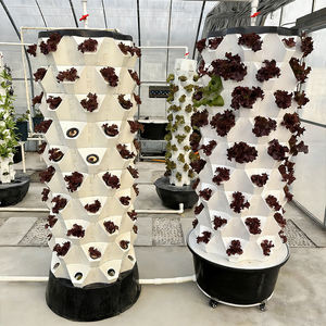 Sistema de Cultivo Aeropónico Vertical Tipo Torre de Piña para Interiores, con Bomba, 6/8/10 Niveles, Precio de Fábrica - Product Image 1