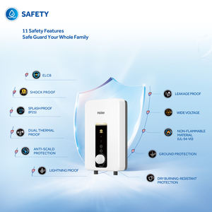 Chauffe-eau électrique instantané mural 4,5 kW 220 V à bon <span class=keywords><strong>prix</strong></span> <span class=keywords><strong>pour</strong></span> salle de bain, sous évier, <span class=keywords><strong>pour</strong></span> douche et bain - Product Image 5