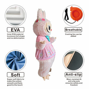 शेग्नची मोक 1 पीसी कार्टून चरित्र लाबुबू कपड़े प्रदर्शन पोशाक पोशाक कस्टम लाबुबू शुभंकर पोशाक पोशाक - Product Image 4