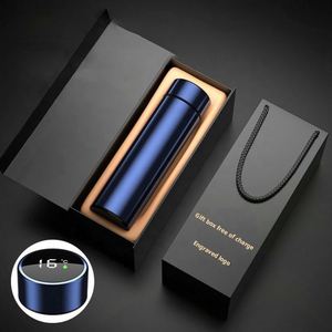 ขวดเก็บความร้อนอัจฉริยะ XDH226 ขนาด 500 มล. พร้อมจอแสดงอุณหภูมิ LED  แบบสุญญากาศ  สามารถสกรีนโลโก้ได้  บรรจุในกล่องของขวัญ เหมาะสำหรับใช้เป็นของแจกในงานโปรโมชั่น - Product Image 1