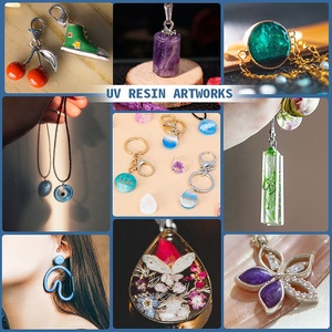 Resina UV de Color, Transparente, Cristalina, de Curado Rápido, No Amarillea, Resina UV Pigmentada para Manualidades y Joyería DIY - Product Image 5