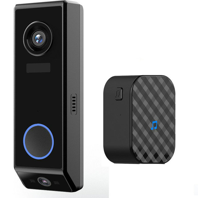 5MP 2K UHD Dual Lens WIFI IP Doorbell Visual Video Door Phone Intercom Peephole Viewer Door Camera