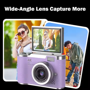 Dernière Caméra Vidéo Rétro Professionnelle 2,4 Pouces avec Écran Rotatif, 4K Ultra HD, Imagerie Numérique CCD Rétro, pour le Sport - Product Image 6