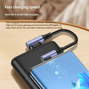 0.15 0.3M Ultra-short Fast <b>Charging</b> <b>Adapter</b> Cable USB C Type C Braided Package protection Super Fast <b>Charging</b> Cable - Product Image 4