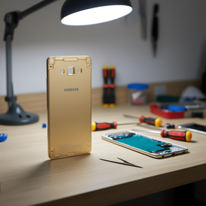 Cover Posteriore Originale Dorata per Galaxy A5, Parte di Ricambio - Product Image 3