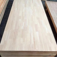 Panneau de bois massif en caoutchouc sans peinture, assemblé par joint de doigt, pour meubles, armoires, placards, placages, chaises, plateaux, tables à manger