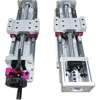 Mesa deslizante eléctrica vertical/horizontal personalizada LYKR60F con guía lineal CNC, robot pórtico de 3 ejes XYZ con motor de rodamiento