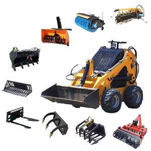 Minicargadora compacta superventas para movimiento <span class=keywords><strong>de</strong></span> tierras con cucharón y múltiples accesorios, multifuncional para uso doméstico o <span class=keywords><strong>de</strong></span> <span class=keywords><strong>alquiler</strong></span> - Product Image 1