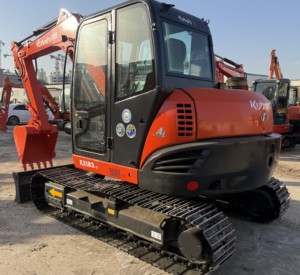 Mini-excavatrice d'occasion Kubota kx183 de marque japonaise, neuve, petite, d'occasion, Kubota kx185 8 tonnes, 7 tonnes, 6 tonnes, prix bas en stock, EPA - Product Image 1