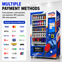 Distributeur automatique de balles de tennis de table pour clubs sportifs, avec paiement QR et commande tactile