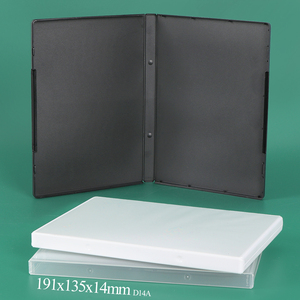 SUNSHING 14mm Clear <b>DVD</b> <b>Case</b> No Hub Multi Storage <b>Cases</b> for Rubber Stamps, Dies, Gel Plate Plastic Crafts Paper Cling Stamp Box - Product Image 2