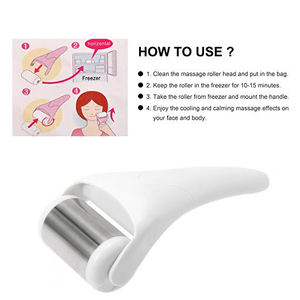 Venta caliente Masajeador facial Herramienta de cuidado de belleza para aliviar la piel Hinchazón y dolor Rodillo de hielo para la cara - Product Image 6