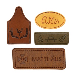 Nhà Sản Xuất Tùy Chỉnh Thăng Hoa Denim Jeans Da Nhãn Áo Khoác Vá Có Thể Giặt Thương Hiệu Logo Da Các Bản Vá Lỗi Cho Denim May - Product Image 3