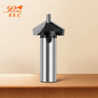 Outils de menuiserie CNC Fraise à bois V Grooving Router Bits avec lames en carbure