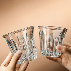 Taza de <span class=keywords><strong>Café</strong></span> de Vidrio Templado Transparente, Anti-Escaldaduras, para Latte, Espresso y Capuchino, Estilo Moderno y Lujoso para Hogar o Cafetería - Product Image 6