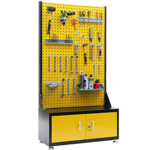 Giá Đỡ Dụng Cụ Kim Loại Điện Lỗ Vuông Tùy Chỉnh Bán Sỉ Giá Trưng Bày Dây Với Tủ Thấp - Product Image 3