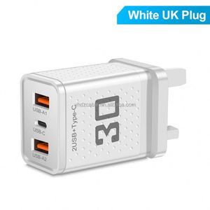 2 USB <b>Type</b>-<b>c</b> Fast Charger Mobile Phone EU/US/UK Plug Wall <b>Adapter</b> Charging Travel Chargers for Samsung - Product Image 4