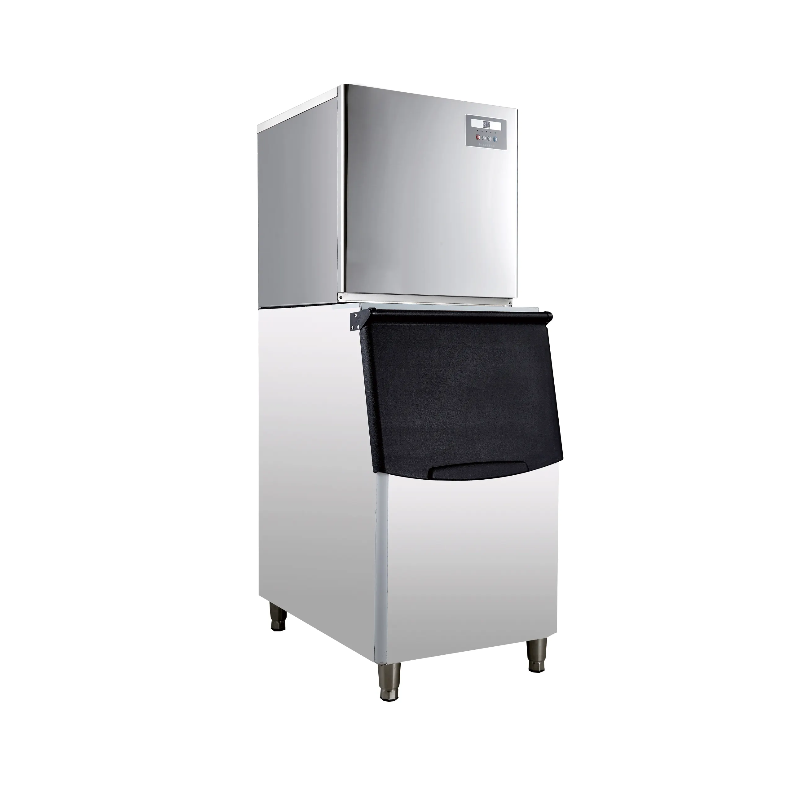 Máquina de fazer gelo para fazer cubo de gelo com compressor importado adequado para plantas de alimentos e bebidas