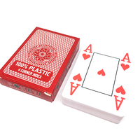 Cartes à jouer en PVC imperméables personnalisées avec logo, écologiques, coins arrondis, pour la publicité, pour un usage familial