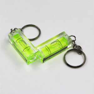 Porte-clés avec mini niveau à bulle en plastique, précision 1 mm, largeur 15 mm - Product Image 4