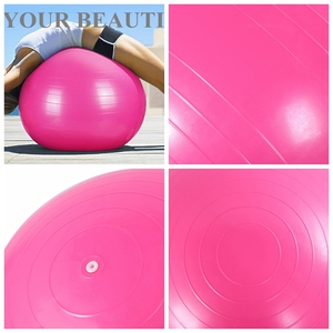 Bóng Tập <span class=keywords><strong>Yoga</strong></span> Thể Dục Bằng Pvc Chống Trượt Họa Tiết Gradient 45Cm 55Cm 65Cm 75Cm Cho Phụ Nữ Mang Thai - Product Image 5