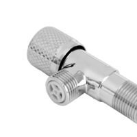 Haute qualité Design moderne vanne d'angle manuelle cuivre laiton multi-fonction eau chaude/froide femmes Bidet robinet épaissi salle de bain