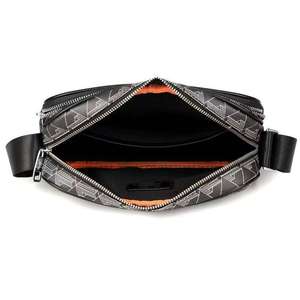 Người đàn ông của cá sấu Crossbody PU Leather Bag Casual Sling Shoulder Side Messenger với biểu tượng tùy chỉnh phong cách thời trang cho mùa hè - Product Image 5