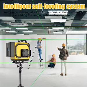 360 <span class=keywords><strong>laser</strong></span> tự san phẳng, <span class=keywords><strong>laser</strong></span> xanh cấp 16 dòng, 4x360 ngang và dọc, 2 pin, giá treo tường, điều khiển từ xa - Product Image 3