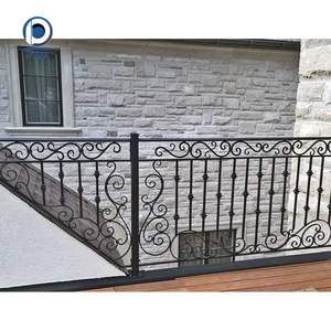 Valla <span class=keywords><strong>de</strong></span> Hierro Forjado <span class=keywords><strong>para</strong></span> Jardín, Fabricada por un Herrero Experto, con Recubrimiento en Polvo, Acero Galvanizado, Barandilla <span class=keywords><strong>de</strong></span> Hierro Forjado - Product Image 6