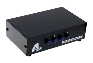 4-Cách AV Chuyển Đổi RCA <span class=keywords><strong>Switcher</strong></span> Âm Thanh <span class=keywords><strong>Video</strong></span> 4 Trong 1 Ra Composite <span class=keywords><strong>Video</strong></span> L/R Stereo Âm Thanh Hộp Chọn Cho DVD STB Trò Chơi Console - Product Image 4