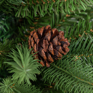 Árbol de Navidad grande de pino artificial moderno al aire libre Co-Arts con maceta de metal blanco - Product Image 5