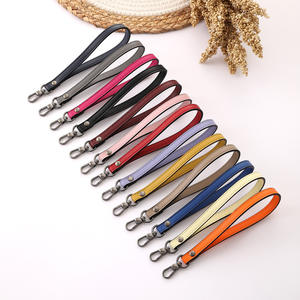 Vente en gros de lanières en cuir PU de 20 cm pour porte-clés, bracelet pour femme, sangle de sac à main souple, sangle de portefeuille, poignée - Product Image 1