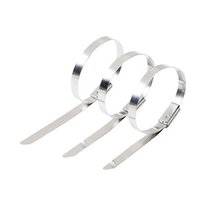 <span class=keywords><strong>Fascette</strong></span> Autobloccanti in Acciaio Inox 304 Resistenti alle Alte Temperature 4,6mm X 400mm per Uso Industriale Elettrico e Legatura Cavi - Product Image 4