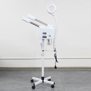 <span class=keywords><strong>Vaporizador</strong></span> <span class=keywords><strong>Facial</strong></span> Profesional Negro con Pantalla LCD Digital, <span class=keywords><strong>Ozono</strong></span>, Neblina Fría y Caliente y Sistema <span class=keywords><strong>de</strong></span> Operación Iónico para Salón <span class=keywords><strong>de</strong></span> Belleza y Spa - Product Image 6