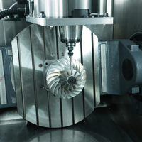 Centre d'usinage CNC 5 axes efficace YH80IV pour machines industrielles, centre d'usinage vertical CNC, usinage de moules, tour à métaux