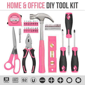 Kit de Herramientas para el Hogar de Alta Calidad, 265x175x60mm, Juego de Reparación de Acero con Alto Contenido de Carbono para Mantenimiento e Instalación Doméstica - Product Image 4