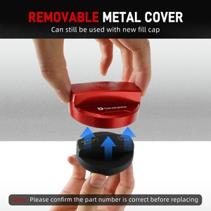 BEVINSEE pour <span class=keywords><strong>Audi</strong></span> Bouchon de réservoir d'essence amélioré A1 A3 <span class=keywords><strong>RS3</strong></span> Q2 pour <span class=keywords><strong>Audi</strong></span> EA211 Kit de remplacement du bouchon de remplissage d'huile moteur - Product Image 4