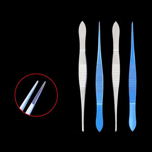 คีมผ่าตัดตาแบบฟันเลื่อย ผลิตจากไทเทเนียมอัลลอยด์และสแตนเลส คีมความแม่นยำสูง ปลายโค้งแบบไขว้ - Product Image 3