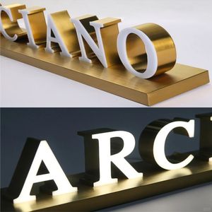 Segno di Daco progettato Custom palestra segno di ingresso 9% offerta speciale lettere illuminate 3D canale per la decorazione direzione di illuminazione - Product Image 6
