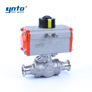 Válvula <span class=keywords><strong>de</strong></span> Bola Neumática Resistente a Ácidos/Álcalis, Presión <span class=keywords><strong>de</strong></span> Trabajo <span class=keywords><strong>de</strong></span> 20 Bares, Estructura para Sistemas <span class=keywords><strong>de</strong></span> <span class=keywords><strong>Transferencia</strong></span> <span class=keywords><strong>de</strong></span> <span class=keywords><strong>Agua</strong></span>/Gas, Válvulas <span class=keywords><strong>de</strong></span> Bola <span class=keywords><strong>de</strong></span> Tres Vías <span class=keywords><strong>de</strong></span> Acero Inoxidable - Product Image 5