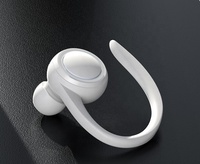Earphone Nirkabel Handsfree Grosir Cina untuk 5.2 Earhook dengan Indikator LED Chipset JL Tahan Air IPX4 untuk Pengemudi Bisnis