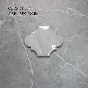 Azulejos de cerámica de estilo chino resistentes a los ácidos de 125*150mm, <span class=keywords><strong>Serie</strong></span> de Faroles, mosaico de madera de travertino <span class=keywords><strong>verde</strong></span>, azulejo de porcelana Exterior Natural - Product Image 5