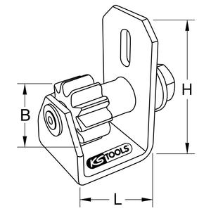 KS TOOLS Alignement de manivelle moteur pour DAF (véhicule utilitaire 35t) - Product Image 3