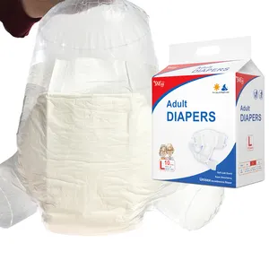 Support Custom XXL Size Elderly Care Thick Senior Disposable Baby Adult Diaper