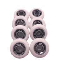 Roues de patins à roulettes en ligne YSMLE en stock, professionnelles, 72 mm * 24 mm, 85A, en plastique durable, PU, personnalisées