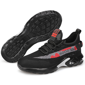 Chaussures de sécurité légères et respirantes pour hommes avec embout en acier, semelle intérieure EVA anti-perforation et antidérapante, chaussures de sécurité d'hiver - Product Image 3