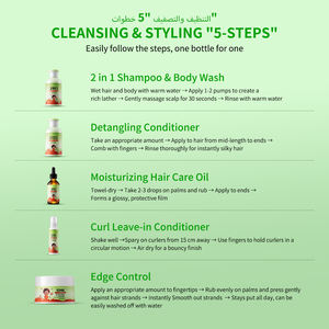 Özel logo günlük nemlendirici çocuklar 2-in-1 izinli saç kremi ve saç parfüm spreyi - Product Image 6