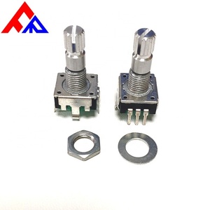 Encodeur rotatif incrémental à poignée moletée en métal Ec12s, interrupteur vertical, encodeur rotatif - Product Image 4